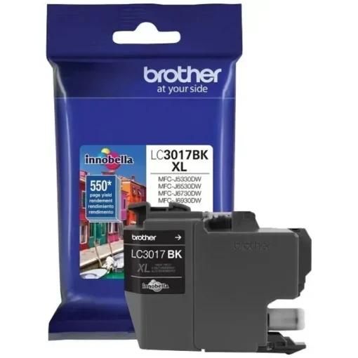 Brother Tinta Cartridge Xl Alto Rendimiento Negro Original Para Mfc-J5330Dw LC3017BK img-1