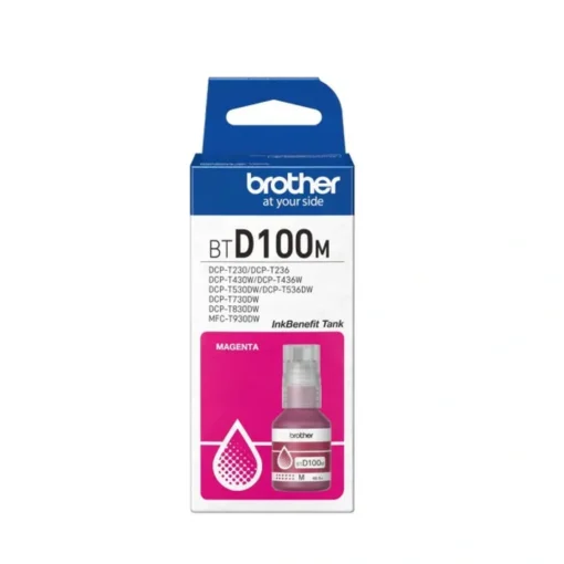 Brother Tinta Magenta , 5000 páginas, serie InkBenefit (MPN BTD100M, Suministros para impresoras) img-1