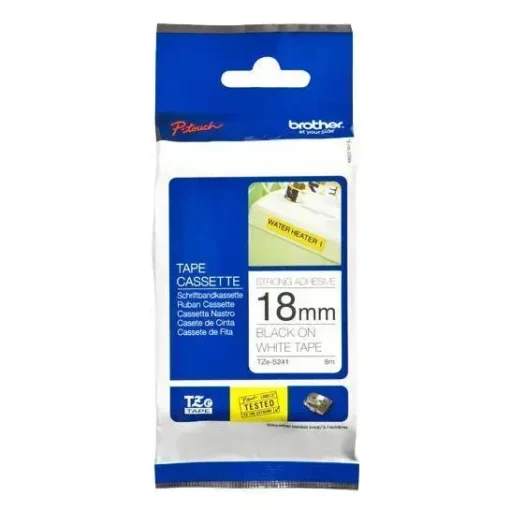 Brother Tipo Laminado 1 Bobina(S) Rollo (1,8 Cm X 8 M TZE-S241 img-1