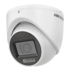 Cámara Domo Hikvision 2MP 1920x1080, Lente 2.8mm, IR 20m, IP67 (MPN DS-2CE76D0T-EXLMF, Cámaras de seguridad) img-1