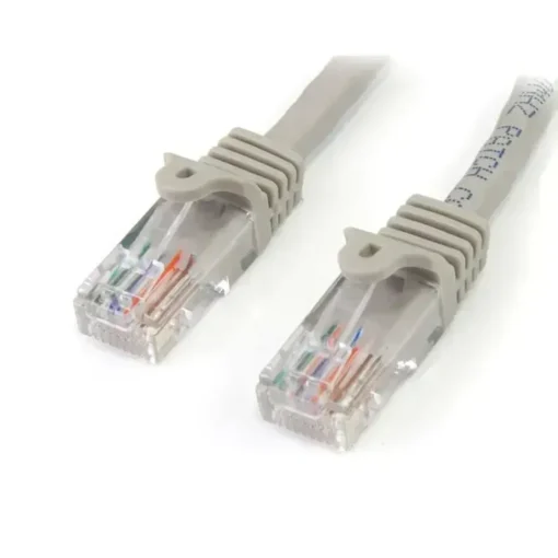 Cable Ethernet Startech 5m, Cat5e RJ45 Snagless, Gris (MPN 45PAT5MGR, Cables De Red) img-1