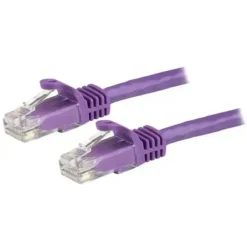 Cable Red Startech 1M Cat6, Púrpura, Gigabit RJ45, UTP, Snagless (MPN N6PATC1MPL, Cables De Red) img-1