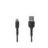 Cable StarTech 1M, USB-A a Lightning, Negro, Certificado MFi, Resistente (MPN RUSBLTMM1MB, Cables y accesorios para PC) img-1