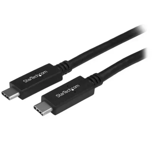 Cable USB-C StarTech 1m, USB 3.0, 60W, compatible Thunderbolt 3 (MPN USB315CC1M, Cables y accesorios para PC) img-1