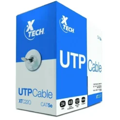 Cable Xtech UTP Cat5E 305m, 24AWG, 100Mbps, Aluminio Cobreado (MPN XTC-220, Cables De Red) img-1