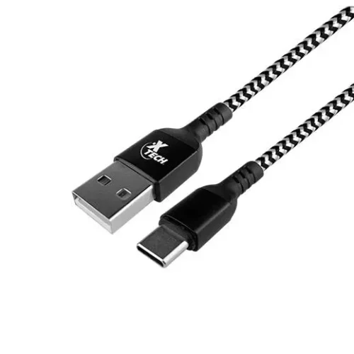 Cable Xtech trenzado con conector Tipo C a USB 2.0 XTC-511 img-1