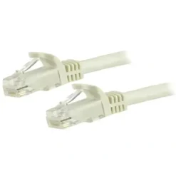 Cable de Red Startech 0.5m Cat6 UTP Blanco RJ45 Snagless 1000Mbps (MPN N6PATC50CMWH, Cables De Red) img-1