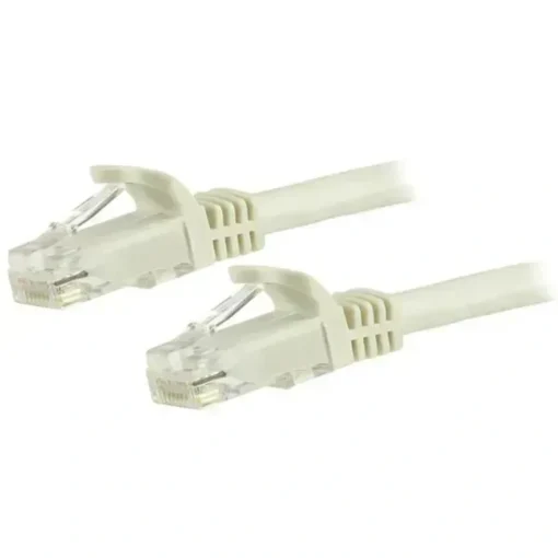 Cable de Red Startech 0.5m Cat6 UTP Blanco RJ45 Snagless 1000Mbps (MPN N6PATC50CMWH, Cables De Red) img-1