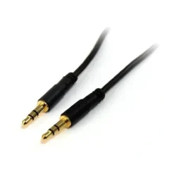 Cable de audio Startech 91cm, Mini Jack 3.5mm, chapado en oro (MPN MU3MMS, Cables y accesorios de audio) img-1