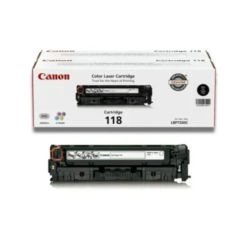 Canon Cartucho Tóner 118 Negro, Original, 3400 Páginas, LBP7200Cdn, MF8350Cdn (MPN 2662B001, Suministros para impresoras) img-1