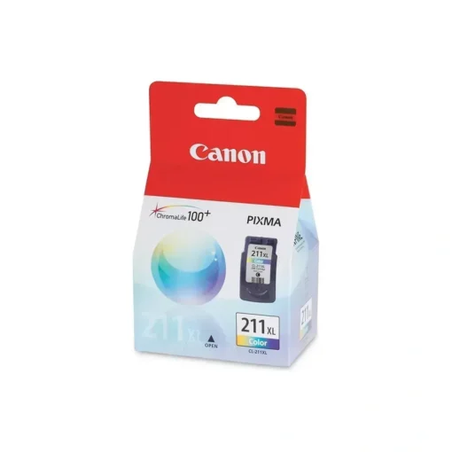 Cartucho Tinta Canon CL-211 XL, Cian/Magenta/Amarillo, para PIXMA (MPN 2975B017, Suministros para impresoras) img-1