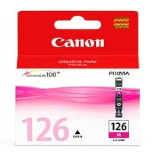 Cartucho Tinta Magenta Canon CLI-126, 210 pág, Pixma ip4810 (MPN 4563B001, Suministros para impresoras) img-1