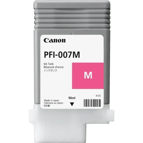 Cartucho tinta Canon Pfi-007M Magenta 90ml, iPF670, inyección original (MPN 2145C001, Suministros para impresoras) img-1