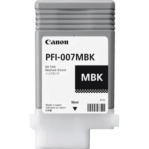 Cartucho tinta Canon PFI-007MBK negro mate, original, imagePROGRAF iPF670. (MPN 2142C001, Suministros para impresoras) img-1