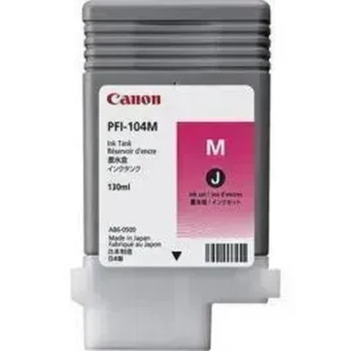 Canon Cartucho De Tinta Pfi-104M Magenta Original Inyección De Tinta (MPN 3631B001, Suministros para impresoras) img-1
