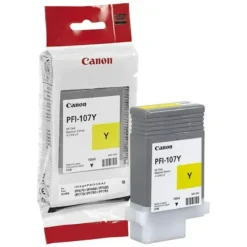 Canon PFI-107Y Amarillo Tinta Pigmentada 130ml, imagePROGRAF 680/685/780/785 (MPN 6708B001, Suministros para impresoras) img-1