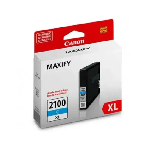 Canon Cartucho De Tinta Pgi-2100Xl Cyan (MPN 9280B001, Suministros para impresoras) img-1