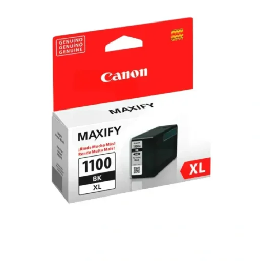 Cartucho Tinta Negro Canon PGI-1100XL, 34.7ml, 1200 Páginas, Maxify (MPN 9187B001, Suministros para impresoras) img-1