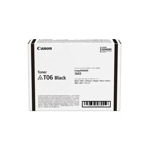Canon Tóner T06 Negro Original Láser 20500 Páginas 1 Paquete (MPN 3526C001, Suministros para impresoras) img-1