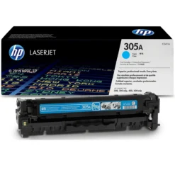 Cartucho De Tóner 305A HP Cián Laserjet Original 2.600 hojas aprox. (MPN CE411A, Suministros para impresoras) img-1