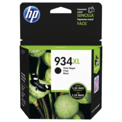 Cartucho De Tinta HP 934XL Negro Inyección De Tinta Alto Rendimiento (MPN C2P23AL, Suministros para impresoras) img-1