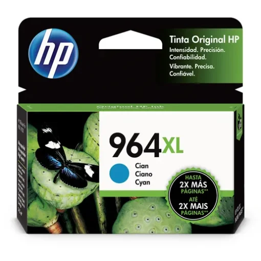 Cartucho De Tinta HP De Alto rendimiento Cian 964Xl 22.77 ml 3JA54AL img-1