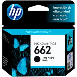 Cartucho De Tinta Hp 662 Negro para Deskjet Ink Advantage 120 pag. (MPN CZ103AL, Suministros para impresoras) img-1