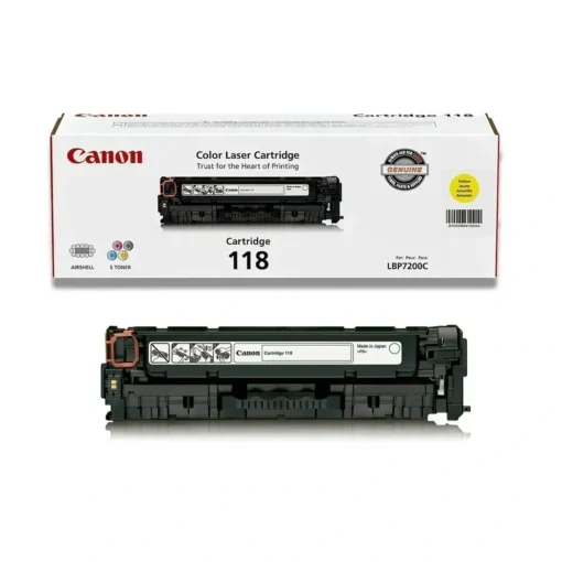 Cartucho Tóner Canon CRG-118 Amarillo, Láser, Para MF8350Cdn (MPN 2659B001, Suministros para impresoras) img-1