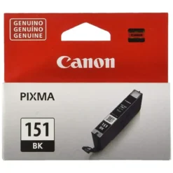Cartucho de Tinta Canon CLI-151BK Negro Original, 1725 páginas (MPN 6528B001, Suministros para impresoras) img-1