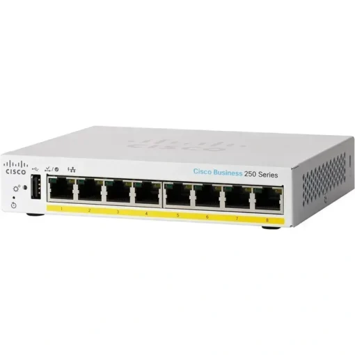 Cisco Business 250 Series Cbs250-8Pp-D Conmutador L3 Inteligente 8 X 10/100/1000 (MPN CBS250-8PP-D-NA, Switches de red) img-1