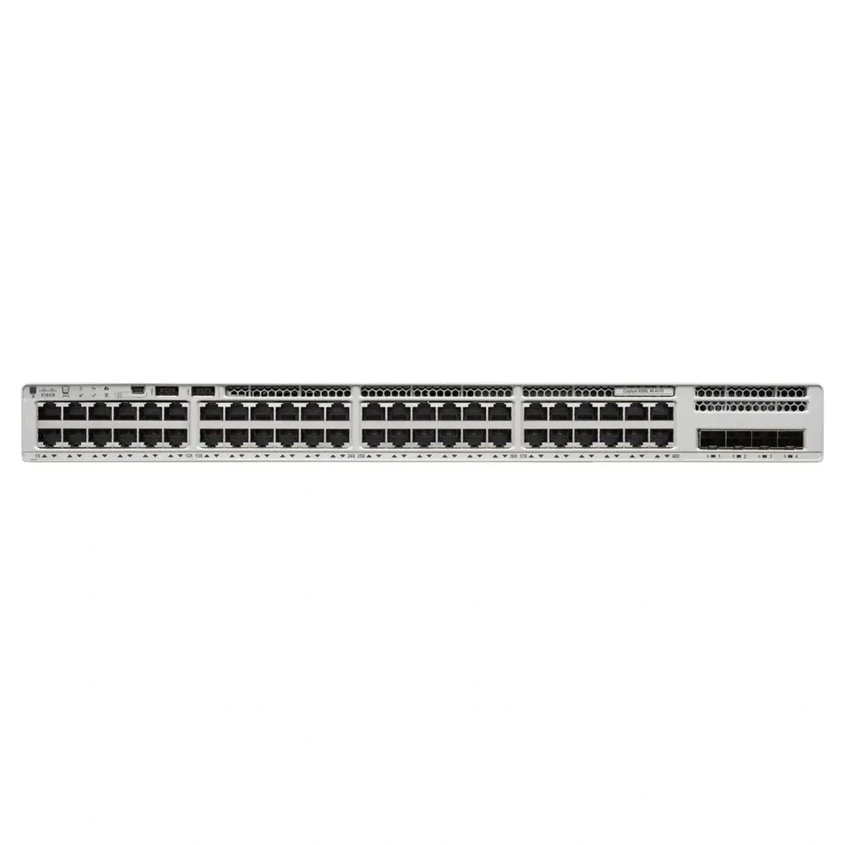 Conmutador Cisco Catalyst 9200L, 48 puertos Gigabit, L3, SNMP, No Poe (MPN C9200L-48P-4G-E, Switches de red) img-1
