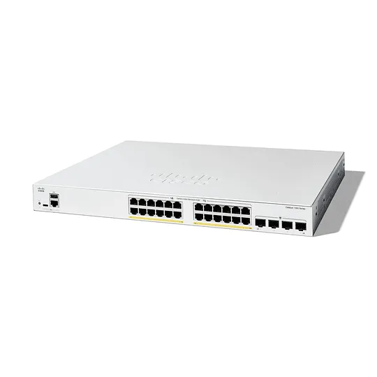 Cisco Switch 24 Puertos Catalyst 1300 Gigabit Ethernet Poe+, 4 Puertos Sfp (MPN C1300-24FP-4G, Switches de red) img-1