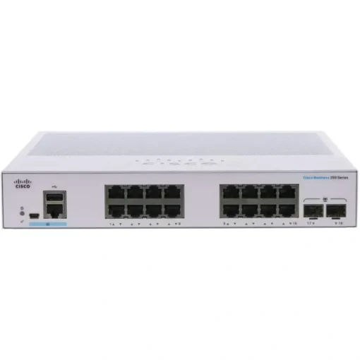 Cisco Switch Administrable Business 250 Modelo 250-16T-2G L3 16 X 10/100/1000 (MPN CBS250-16T-2G-NA, Switches de red) img-1