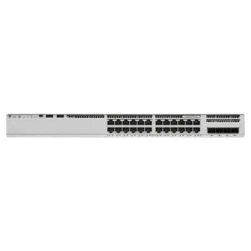 Cisco Switch Catalyst 9200L 24-Port (Gestionado, L3, 56 Gbs, SFP, 4x1G uplink) (MPN C9200L-24T-4G-E, Adaptadores y Accesorios De Red) img-1