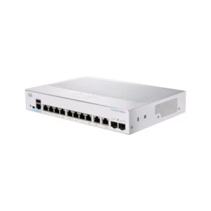 Cisco Switch Cbs350 Managed 8-Port Ge Ext Ps 2X1G Combo P/N CBS350-8T-E-2G-NA
