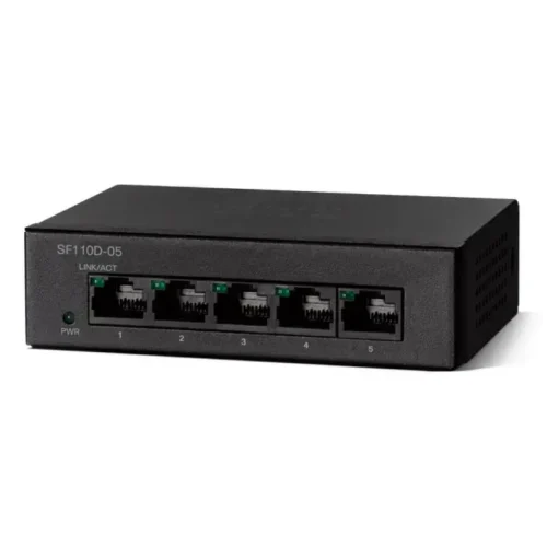 Cisco Switch Fast Ethernet Sf110D-05, 5 Puertos 10/100Mbps, 1 Gbit/S No SF110D-05-NA img-1