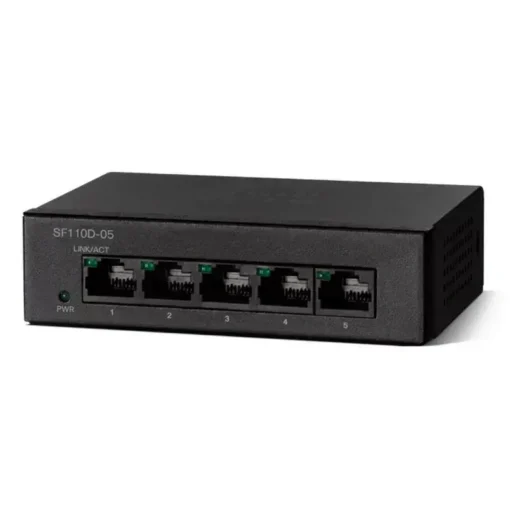 Cisco Switch Fast Ethernet Sf110D-05, 5 Puertos 10/100Mbps, 1 Gbit/S No (MPN SF110D-05-NA, Switches de red) img-1