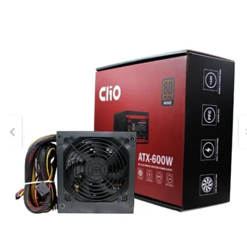 Clio Fuente de Poder Atx-600 W Certificada 80 Plus Bronze CATX-600 img-1