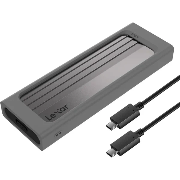 Cofre Lexar E300 Adaptador NVMe a USB 3.2 Gen 2 (Tipo C), 1000 MB/s, Max 4TB LPAE300-RNGNC