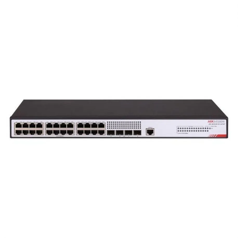 Conmutador (switch) Hikvision Inteligente L2+ de 24 GE RJ45 y 4 GE SFP (MPN DS-3E2528-HI-24T4F, Switches de red) img-1