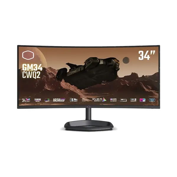 Cooler Master 34 Wqhd 180Hz 1500R Va Monitor (It (MPN CMI-GM34-CWQ2-IT, Monitores) img-1