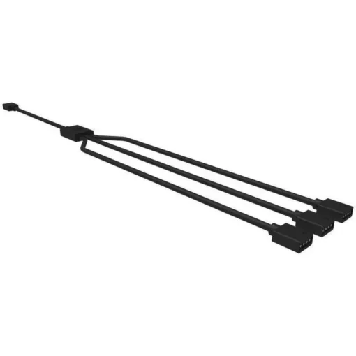 Cooler Master Cable De Extension , 1 A 3 Rgb, 58 Cm, Pvc, Negro (MPN R4-ACCY-RGBS-R2, Adaptadores y cables internos para PC) img-1