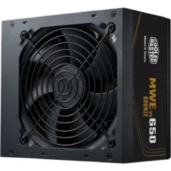 Fuente Poder Cooler Master MWE Bronze 650W, sin cable (MPN MPE-6501-ACAAW-3BWO, Fuentes de poder para PC) img-1