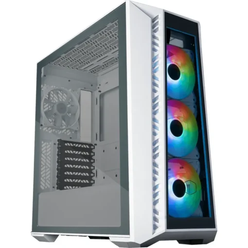 Cooler Master Gabinete Gamer Masterbox 520 Blanco Atx, Vidrio Templado (MPN MB520-WGNN-S01, Gabinetes para PC) img-1