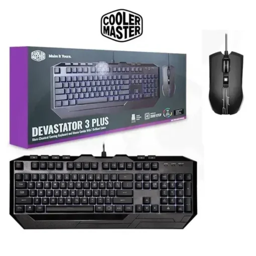 Cooler Master Kit De Teclado Y Mouse Gamer Devastator P/N (MPN SGB-3001-KKMF1-LS, Kit Teclado y Mouse) img-1