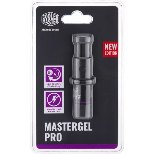 Cooler Master Mastergel Pro Pasta Térmica De Alto Rendimiento, 1.5Ml, 8 (W/M-K MGY-ZOSG-N15M-R2