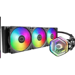 Enfriamiento Líquido Cooler Master 360 Atmos, 3x120mm, RGB, Sockets LGA/AM (MPN MLX-D36M-A25PZ-R1, Refrigeración para PC) img-1