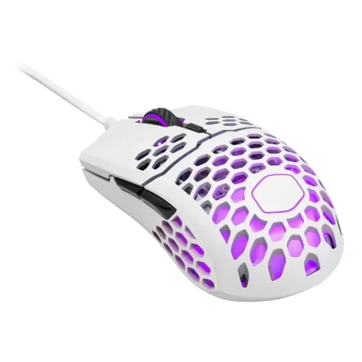 Cooler Master Mouse Gamer Mm711, 6 Botones, 16000 Dpi, Blanco Matte MM-711-WWOL1 img-1