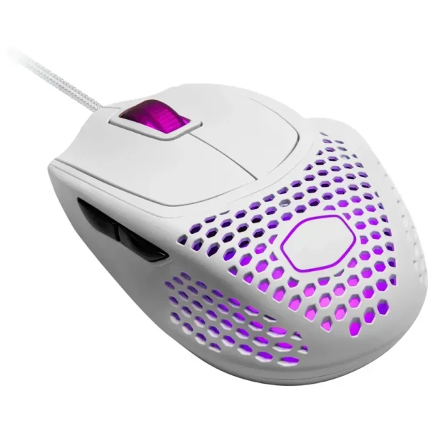 Cooler Master Mouse Gamer Mm720, 2-Zone Rgb, 16000Dpi, Blanco Matte MM-720-WWOL1 img-1
