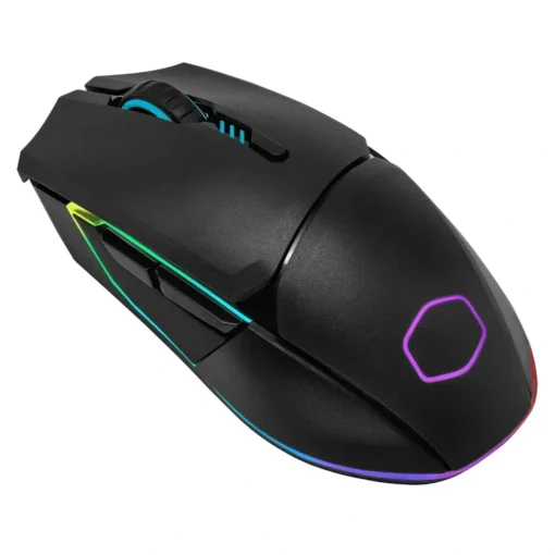 Cooler Master Mouse Gamer Mm831, Inalámbrico, 32000Dpi, 6 Botones, Rgb, Negro (MPN MM-831-KKOH1, Mouses) img-1